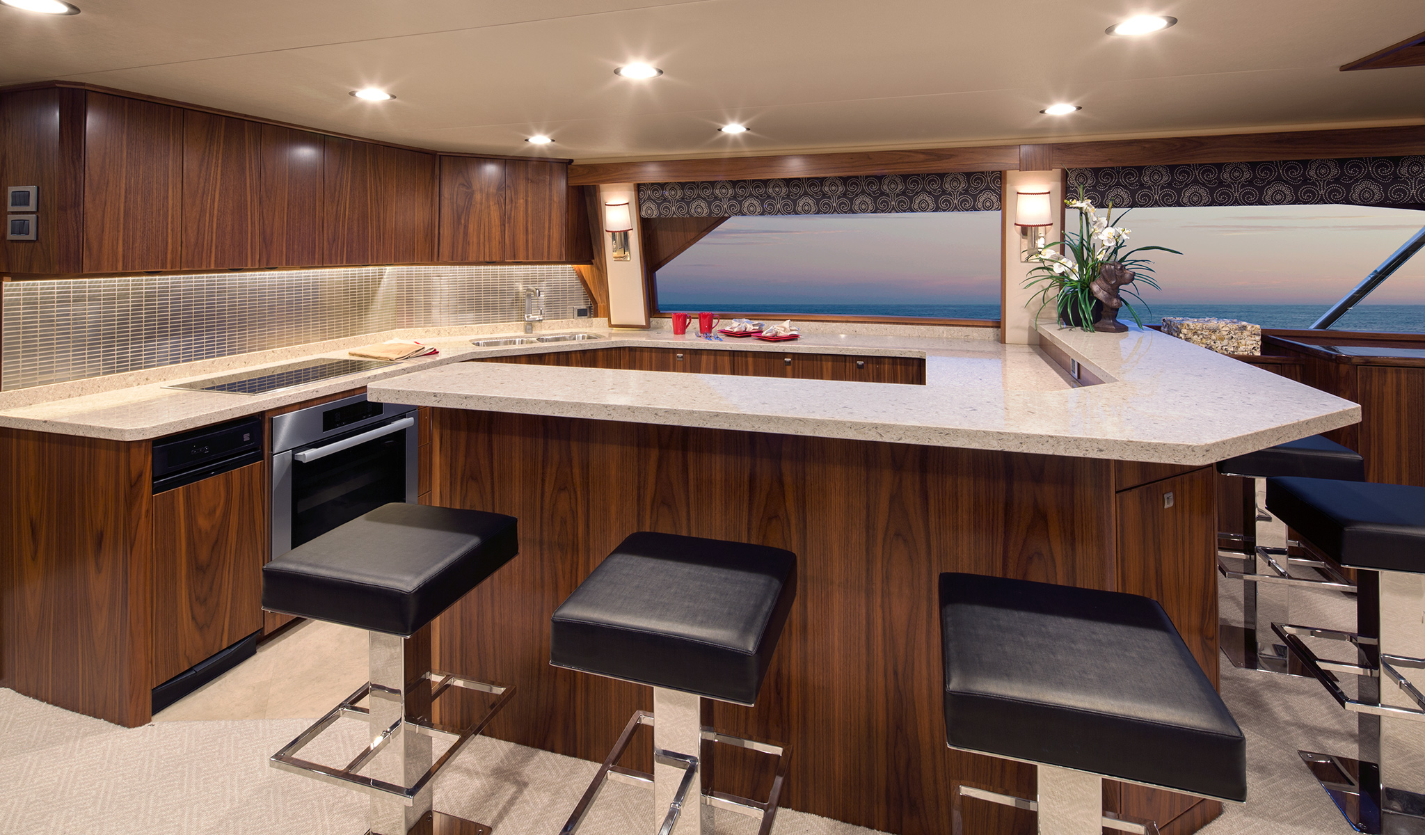 viking yachts 92 interior